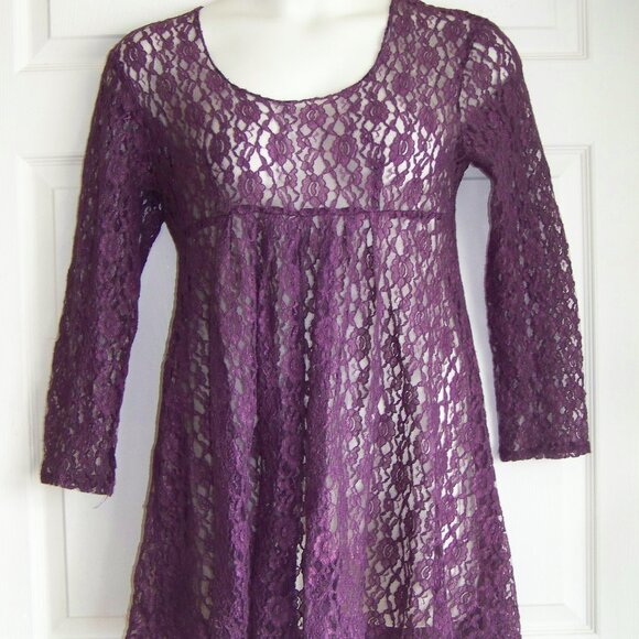 Dress By Choice California purple lace Dress - Picture 1 of 7